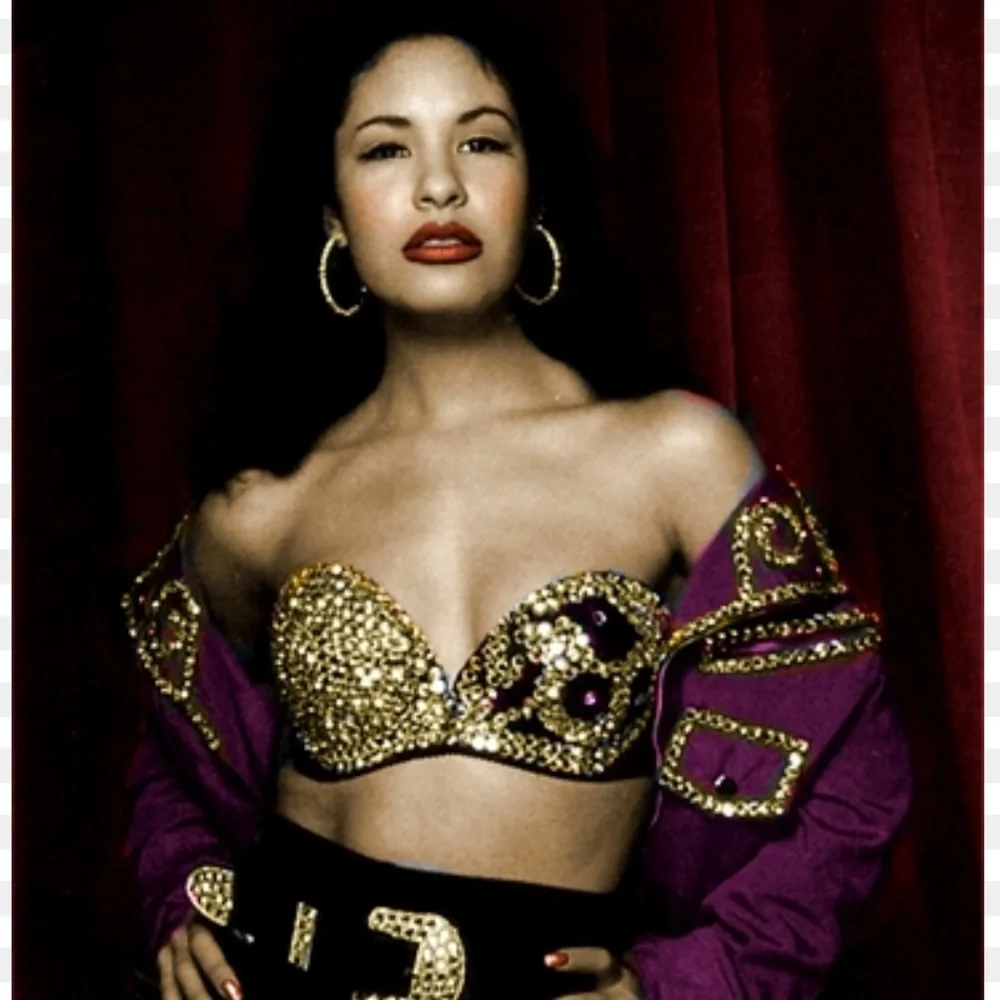 RAVE WONDERLAND Gold and Black Sequin Bra L/XL Selena costume - Picture 6 of 6